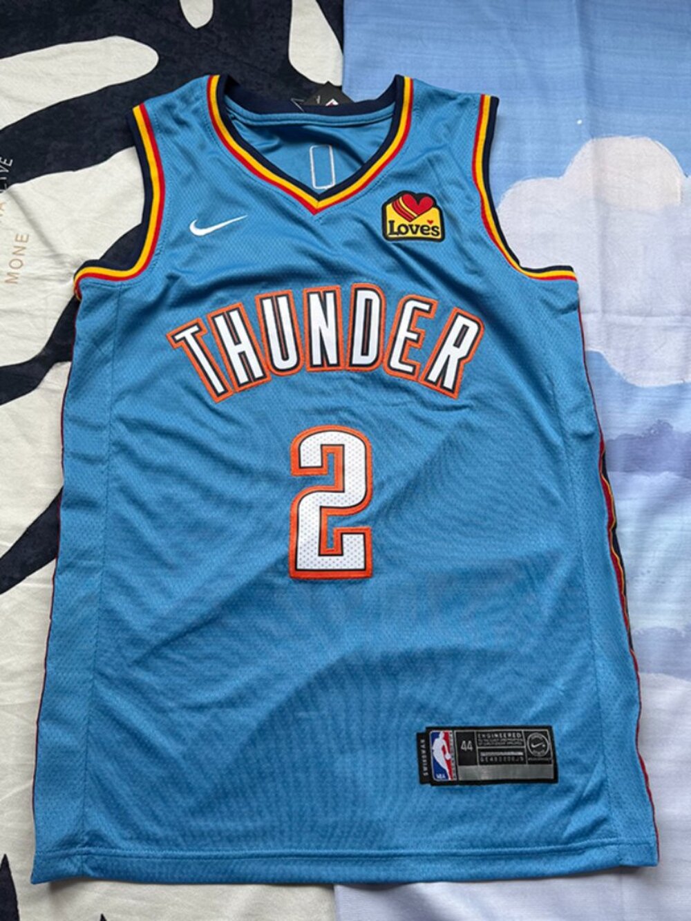Shai Gilgeous-Alexander Blue Oklahoma City Thunder Jersey